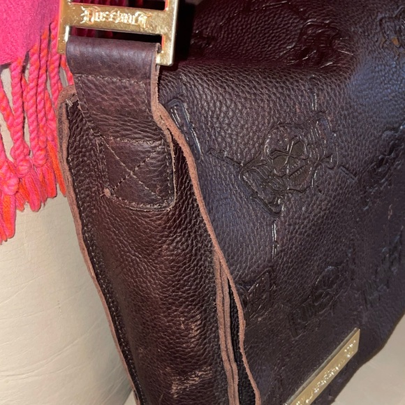 Auth Dussault, KISS-Gene Simmons UNISEX Leather Limited.Ed,Vintage Messenger Bag - Picture 4 of 11